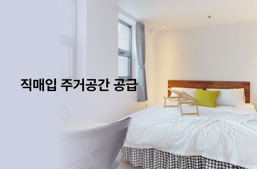 직매입 주거공간 공급